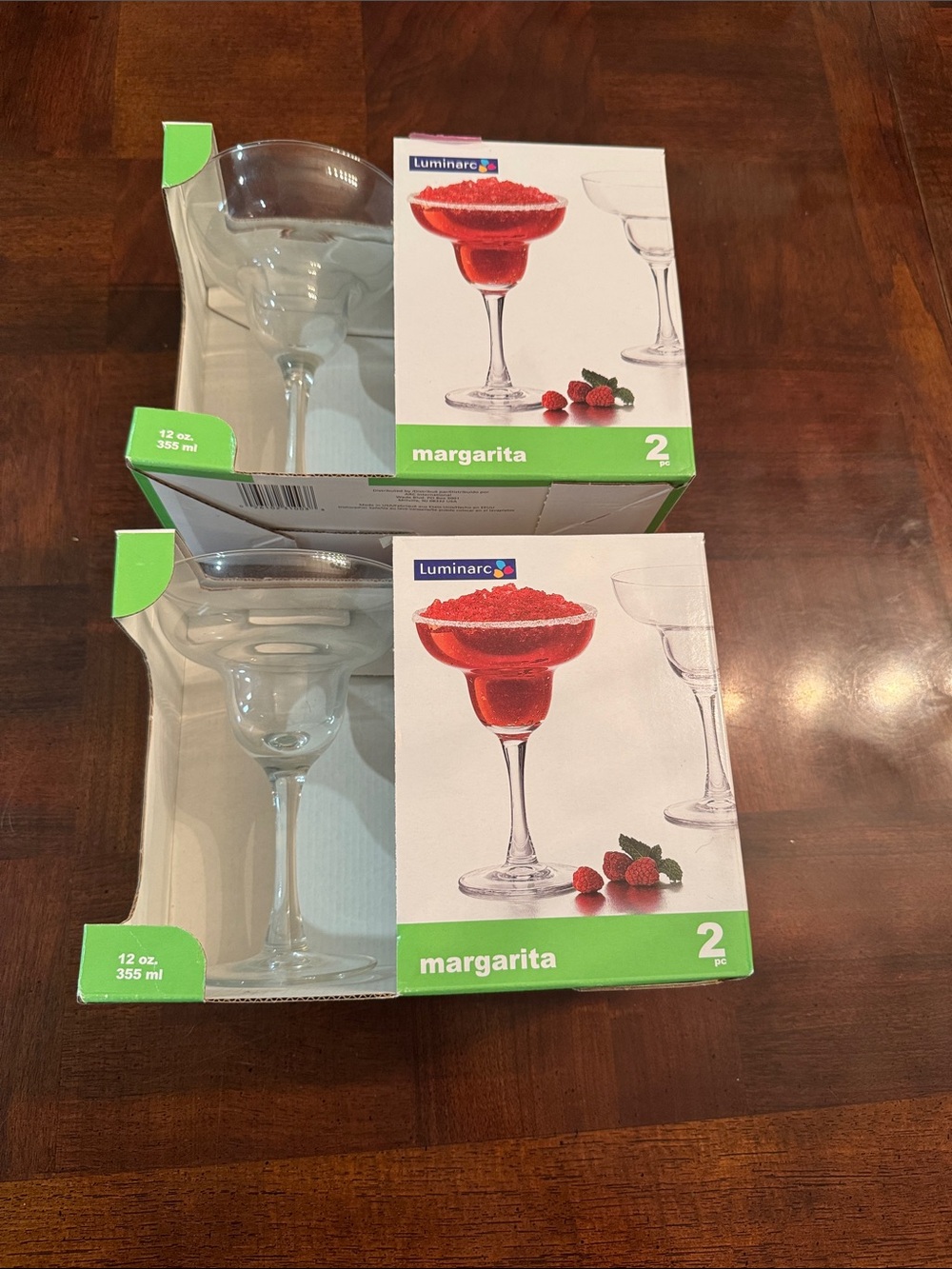 Luminarc Margarita Glass Set Made in the USA New in Box Set of 4